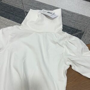 NWT soft Jacadi White Kids turtleneck